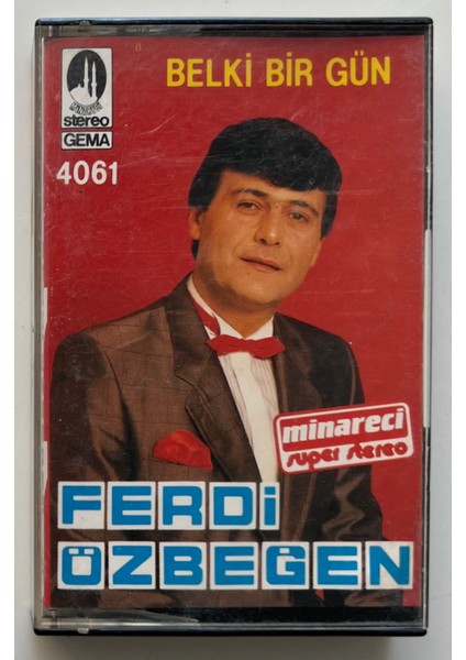 Ferdi Özbeğen Belki Bir Gün Alman Baskı Minareci 4061 Kaset (Orjnal Dönem Kağıt Alman Baskı Kaset)