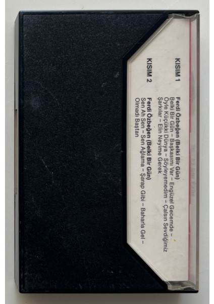 Ferdi Özbeğen Belki Bir Gün Alman Baskı Minareci 4061 Kaset (Orjnal Dönem Kağıt Alman Baskı Kaset)