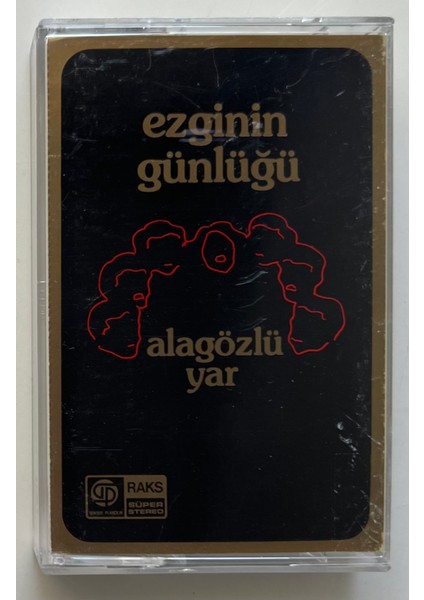 Ezginin Günlüğü Alagözlü Yar Kaset (Orjnal Dönem Kağıt Baskı Kaset)