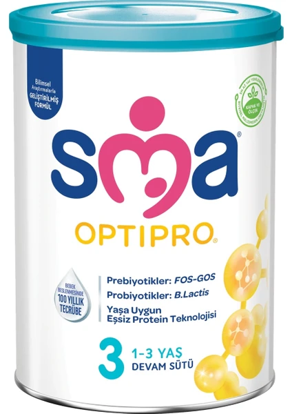 Optipro Probiyotikli 3 800 gr 1-3 Yaş Devam Sütü