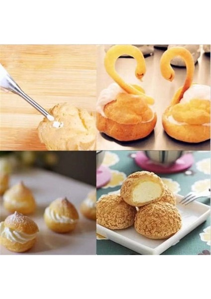 Uzun G Buzlanma Nozulları Ucu Pasta Torbası Kek Cupcake Sugarcraft Dekorasyon Aracı S (Yurt Dışından) fiyatları