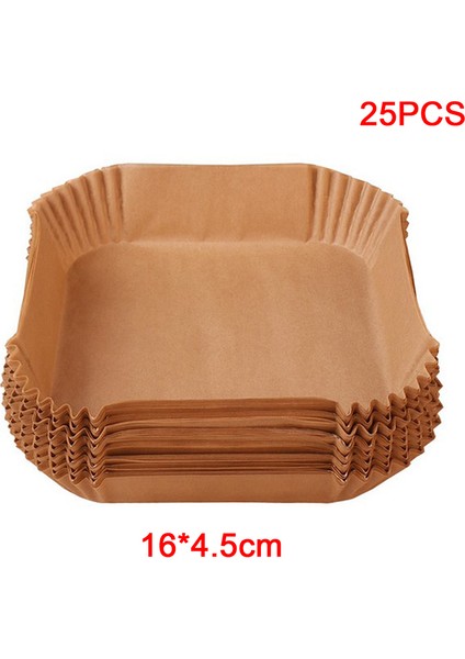 25PCS Tarzı 50 Kağıt Hava Fritöz Tek Kullanımlık Pişirme Kağıdı Astar Formu Tepsi Mutfak Izgara Parşömen Kağıdı Hava Fritöz Aksesuarları Mutfak Aracı Için (Yurt Dışından)