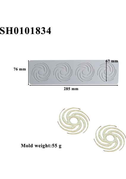 SH0101834 Tarzı Meibum 22 Çeşit Dantel Mat Geometrik Desenler Tasarım Fondan Kalıpları Çikolata Sugarcraft Silikon Kek Kalıpları Tatlı Süslemeleri Ped (Yurt Dışından)