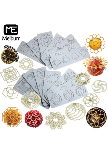 SH0101811 Tarzı Meibum 22 Çeşit Dantel Mat Geometrik Desenler Tasarım Fondan Kalıpları Çikolata Sugarcraft Silikon Kek Kalıpları Tatlı Süslemeleri Ped (Yurt Dışından) fiyatları