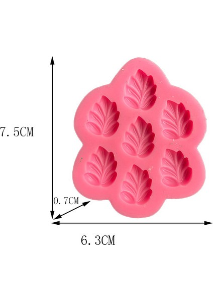 No.2 Tarzı Ginkgo Palmiye Monstera Deliciosa Akçaağaç Yaprağı Silikon Sugarcraft Kalıp Reçine Araçları Kek Pişirme Kalıp Fondan Kek Dekorasyon Araçları (Yurt Dışından)