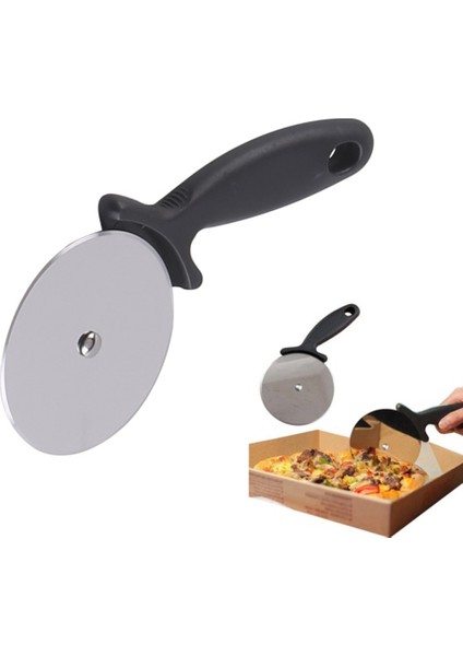 Kırmızı Stil Paslanmaz Çelik Pizza Kesiciler Pasta Rulo Kesici Pizza Bıçağı Çerez Kek Rulo Tekerlek Veya Bakeware Mutfak Aksesuarları (Yurt Dışından) fiyatları