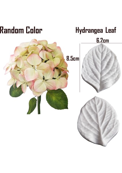 M2173 Tarzı Dıy Ortanca Çiçek Veiner Silikon Kalıp Yaprak Kalıp Petal Fondan Formu Sugarcraft Şeker Kek Dekorasyon Araçları Bakeware (Yurt Dışından) modelleri