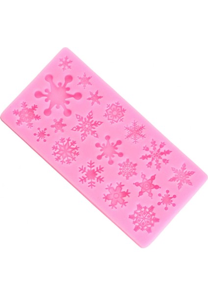 Kar Tanesi Şekli Kek Silikon Kalıp Kar Kek Fondan Kalıpları Sugarcraft Kek Dekorasyon Araçları Noel Çikolata Pişirme Kalıpları (Yurt Dışından) modelleri