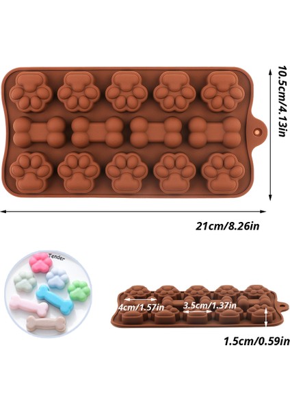 ZY-605 Tarzı Yeni Köpek Ayak Izi Silikon Çikolata Kalıp Kek Kalıpları Kemik Kurabiye Kesici Fondan 3D Dıy Kedi Paw Şeker Kalıpları Pişirme Aksesuarları (Yurt Dışından) fırsatları