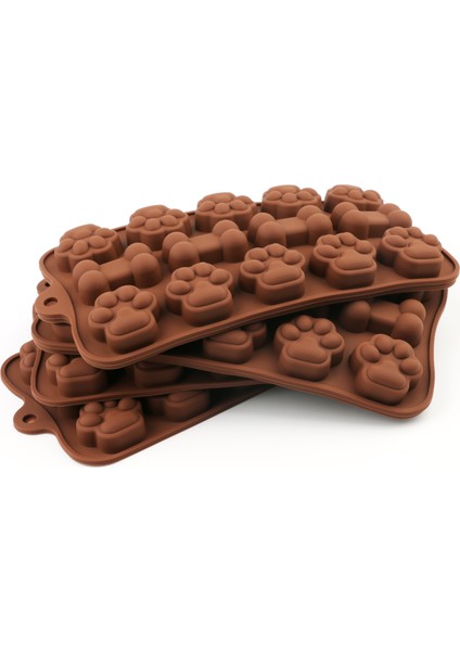 ZY-605 Tarzı Yeni Köpek Ayak Izi Silikon Çikolata Kalıp Kek Kalıpları Kemik Kurabiye Kesici Fondan 3D Dıy Kedi Paw Şeker Kalıpları Pişirme Aksesuarları (Yurt Dışından) indirimleri