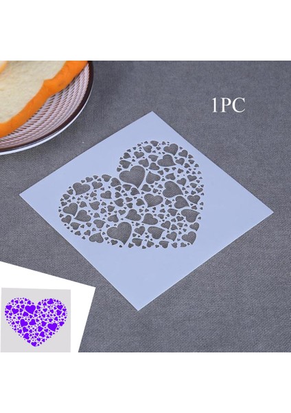 A96-18 Tarzı Tavuskuşu Tüyü Dantel Stencil Düğün Pastası Tasarım Plastik Şablon Kalıp Boyama Stencil Dekorasyon Şişe Fondan Araçları Bakeware (Yurt Dışından)