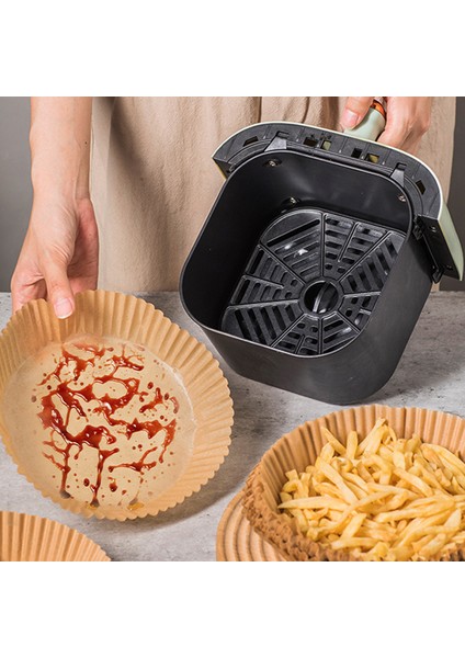 16CM-25PCS Tarzı Hava Fritözü Kağıdı cm Silikon Yağlı Kağıt Tepsisi Yağa Dayanıklı Kağıt Airfryer Pişirme Kağıdı Hava Fritözü Tek Kullanımlık Kağıt Astarı (Yurt Dışından) fırsatları