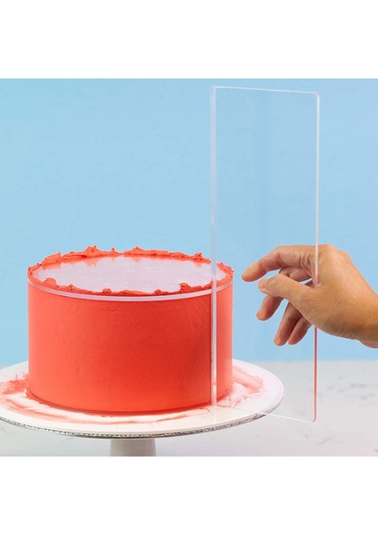 20.3X12.7CM Tarzı Şeffaf Kek Krem Kazıyıcı Kek Yapımı Kazıyıcı Dikdörtgen Akrilik Kek Pişirme Aracı Kek Dekorasyon Araçları Mutfak Aletleri (Yurt Dışından) modelleri