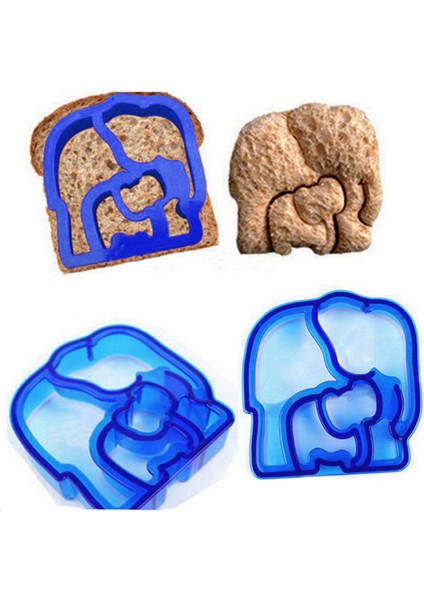 10.2X10.2X4.5CM Tarzı Öğle Yemeği Dıy Sandviç Kesici Kalıp Gıda Kesme Die Ekmek Bisküvi Kalıp Çocuk Pişirme Araçları Kek Dekorasyon Araçları (Yurt Dışından) fiyatları