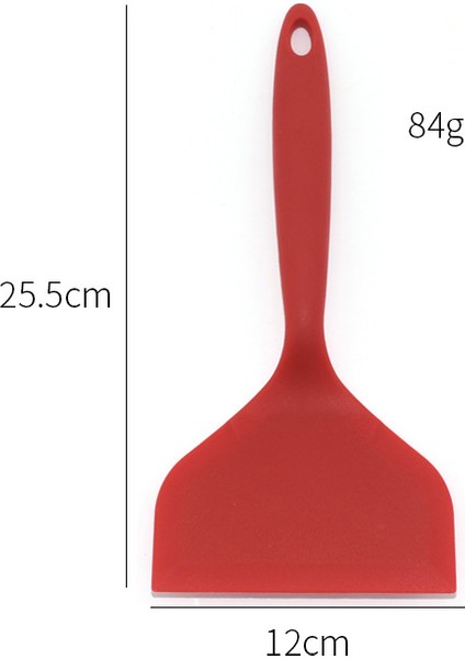 F Tarzı Silikon Spatula Yapışmaz Tava Geniş Ağız Yuzi Yanan Silikon Spatula Kızarmış Yumurta Gözleme Spatula Mutfak Aksesuarları (Yurt Dışından)