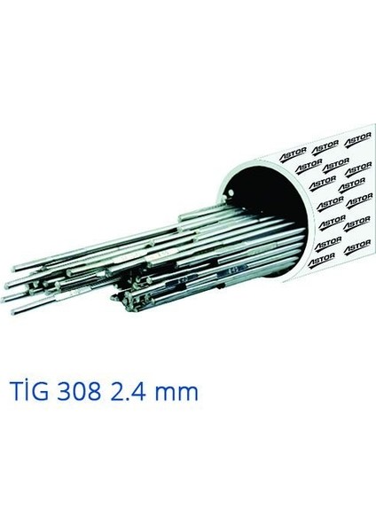 Tig 308 Paslanmaz Kaynak Teli 2.4 mm (5 kg Tüp)