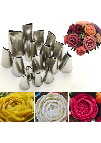 NO.127 Stili Promosyon Çok Boyutlu Gül Yaprakları Buzlanma G Nozullar Kek Dekorasyon Pasta Ucu Setleri Fondan Kek Araçları (Yurt Dışından) modelleri