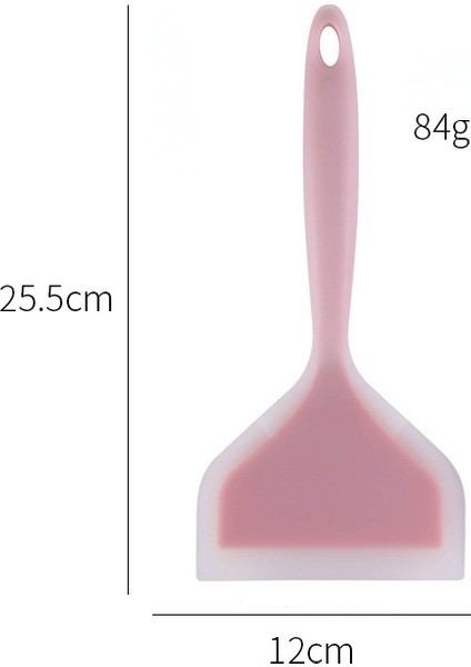 H Tarzı Silikon Spatula Yapışmaz Tava Geniş Ağız Yuzi Yanan Silikon Spatula Kızarmış Yumurta Gözleme Spatula Mutfak Aksesuarları (Yurt Dışından)