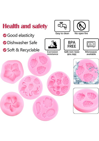 CC521 Tarzı Flamingo Tropikal Yaprak Silikon Kalıp Plumeria Hibiscus Çiçek Fondan Kek Dekorasyon Araçları Kuş Ananas Çikolata Kalıpları (Yurt Dışından) modelleri
