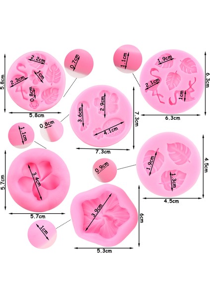 CC521 Tarzı Flamingo Tropikal Yaprak Silikon Kalıp Plumeria Hibiscus Çiçek Fondan Kek Dekorasyon Araçları Kuş Ananas Çikolata Kalıpları (Yurt Dışından) fırsatları