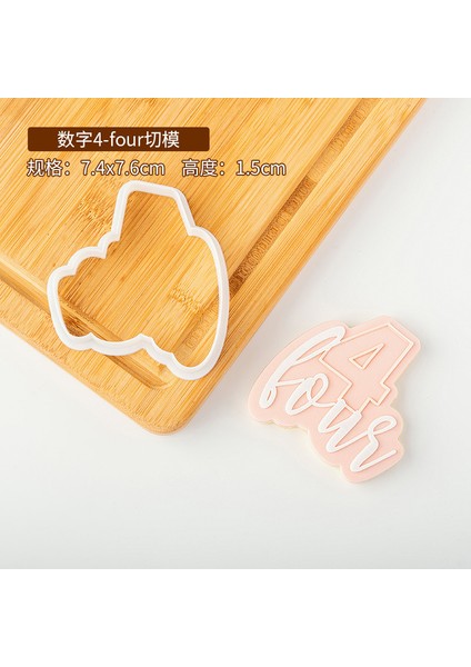 PC0137 Stili Mektup Numarası Akrilik Kurabiye Kesici Ters Damga Embosser Fondan Kalıp Pişirme Araçları Bisküvi Pasta Zanaat Kek Dekorasyon Aracı (Yurt Dışından)