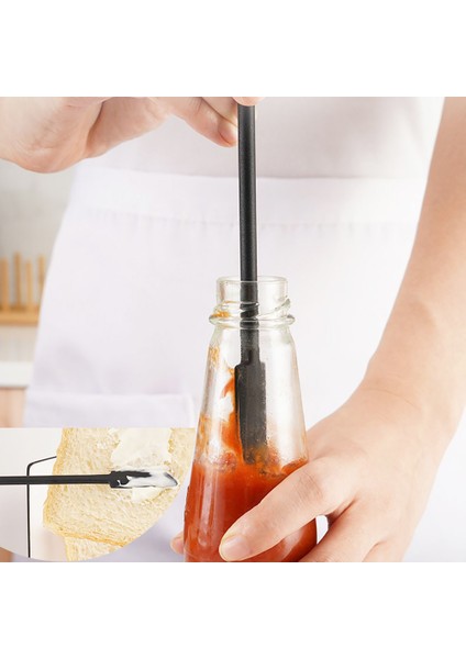 Bordo Tarzı Adet Siyah Uzatmak Mini Yumuşak Kavanoz Kek Krem Reçel Kazıyıcılar Silikon Makyaj Spatula Tereyağı Bıçağı Mutfak Gereçleri Aksesuarları (Yurt Dışından) fiyatları