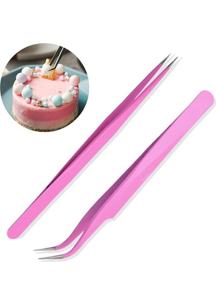 Düz Stil Boncuk Cımbız Paslanmaz Çelik Forseps Klip Şeker Şeker Sprinkles Fondan Çiçek Kek Dekorasyon Araçları Viraj Düz Cımbız (Yurt Dışından) fiyatları