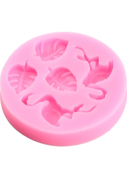 CD426 Tarzı Flamingo Tropikal Yaprak Silikon Kalıp Plumeria Hibiscus Çiçek Fondan Kek Dekorasyon Araçları Kuş Ananas Çikolata Kalıpları (Yurt Dışından)