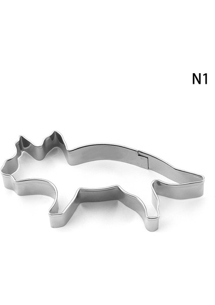 Dinozor1 Tarzı 1 Adet Gökkuşağı Kurabiye Kesici Çocuklar Için Bisküvi Fondan Ekmek Sandviç Pasta Topuz Kalıp Pişirme Aracı Sanat Zanaat Pullar (Yurt Dışından)