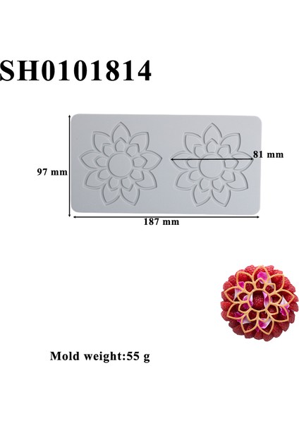 SH0101814 Tarzı Meibum 22 Çeşit Dantel Mat Geometrik Desenler Tasarım Fondan Kalıpları Çikolata Sugarcraft Silikon Kek Kalıpları Tatlı Süslemeleri Ped (Yurt Dışından)