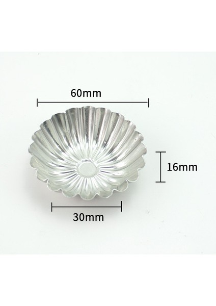 6x1.6cm-10 Adet Tarzı Mini Karbon Çelik Tart Kalıpları Cupcake Kurabiye Puding Pasta Kalıp Yapışmaz Pişirme Aracı Muffin Bardak Pişirme Aksesuarları Araçları (Yurt Dışından)