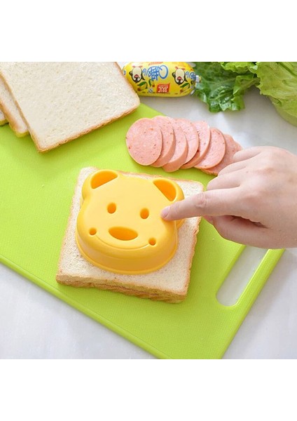 1pc-02 Tarzı Sandviç Kesici Mini Karikatür Ayı Sincap Deniz Köpek Ekmek Bıçağı Sandviç Kesici Mühürleyen Çocuklar Için Bento Öğle Yemeği Pişirme Kalıp (Yurt Dışından)