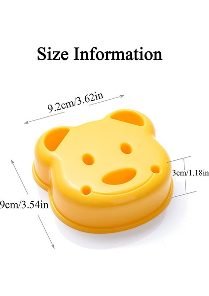 1pc-02 Tarzı Sandviç Kesici Mini Karikatür Ayı Sincap Deniz Köpek Ekmek Bıçağı Sandviç Kesici Mühürleyen Çocuklar Için Bento Öğle Yemeği Pişirme Kalıp (Yurt Dışından)