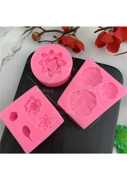 Kumral Stili Çin Tarzı 3D Stereo Küçük Sazan Lotus Yaprağı Silikon Kalıp Kurbağa Boyutu Lotus Çikolatalı Fondan Kalıp (Yurt Dışından) indirimleri