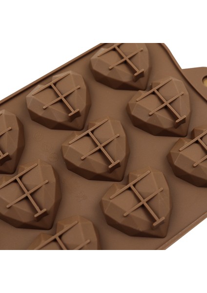 M Tarzı Ell Kalp Şekilli Silikon Kek Kalıbı Çikolata Şekerleme Kalıbı Sakızlı Jöle Yapma Aracı Cupcake Dekorasyon Malzemeleri Pişirme Araçları (Yurt Dışından) indirimleri