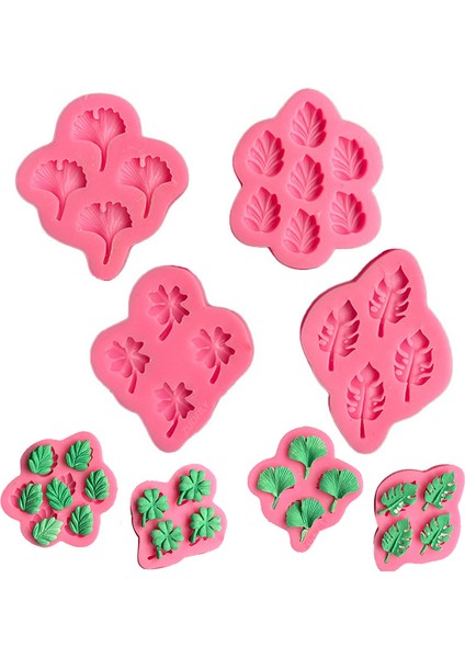 No.1 Stili Ginkgo Palmiye Monstera Deliciosa Akçaağaç Yaprağı Silikon Sugarcraft Kalıp Reçine Araçları Kek Pişirme Kalıp Fondan Kek Dekorasyon Araçları (Yurt Dışından) fiyatları