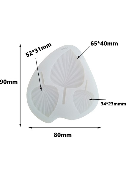No.5 Tarzı Ginkgo Palmiye Monstera Deliciosa Akçaağaç Yaprağı Silikon Sugarcraft Kalıp Reçine Araçları Kek Pişirme Kalıp Fondan Kek Dekorasyon Araçları (Yurt Dışından)