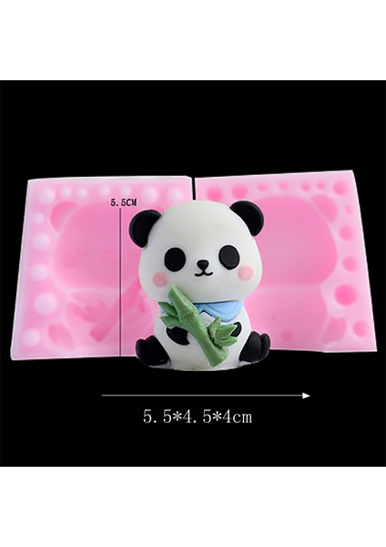 P079 Tarzı 3D Mini Kuğu Sarı Ördek Ayı Silikon Panda Kalıp Dıy Fondan Çikolata Epoksi Sabun Mum Pişirme Araçları Aroma Taş Reçine Kalıp (Yurt Dışından)