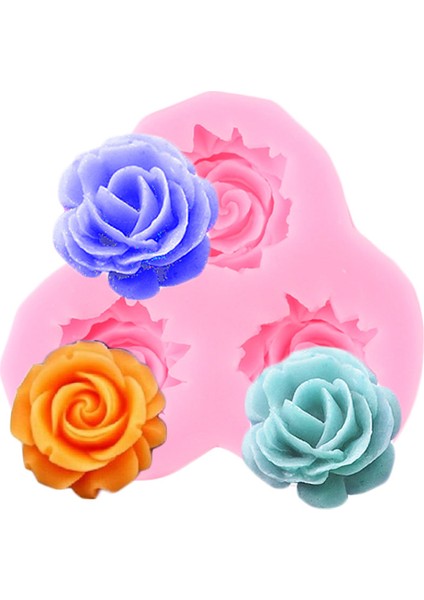 CD315 Tarzı Gül Çiçek Şakayık Silikon Kalıp Düğün Pastası Dekorasyon Araçları Çikolata Fondan Kalıpları Yaprak Şeker Reçine Kalıpları Dıy Cupcake Topper (Yurt Dışından)