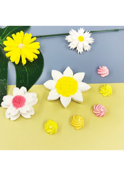 NO.6473 Tarzı Papatya Çiçek Şekli Silikon Kalıp Pasta Cupcake Çikolata Sabun Mum Bakeware Kalıp Fondan Kek Sugarcraft Dekorasyon Aracı (Yurt Dışından) fırsatları