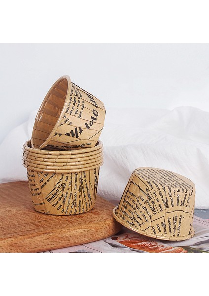 R Tarzı Kek Kalıp Pişirme Muffin Kalıbı Kek Araçları Mini Kağıt Bardaklar Fırın Pasta Kalıpları Malzemeleri Kalıpları Bakeware Aksesuarları (Yurt Dışından)