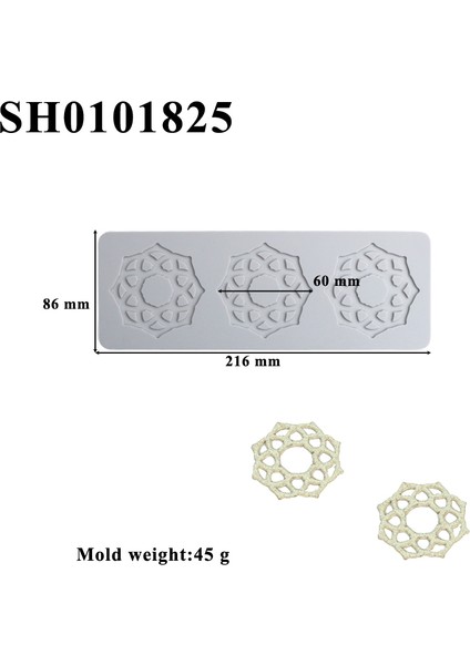 SH0101825 Tarzı Meibum 22 Çeşit Dantel Mat Geometrik Desenler Tasarım Fondan Kalıpları Çikolata Sugarcraft Silikon Kek Kalıpları Tatlı Süslemeleri Ped (Yurt Dışından)