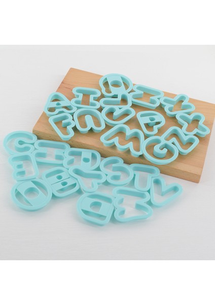 Alfabe Stili Et Sevimli Büyük Alfabe Mektubu Plastik Kurabiye Kesici Fondan Kek Dekorasyon Aracı Diy Pasta Pişirme Kek Kalıbı (Yurt Dışından) fırsatları