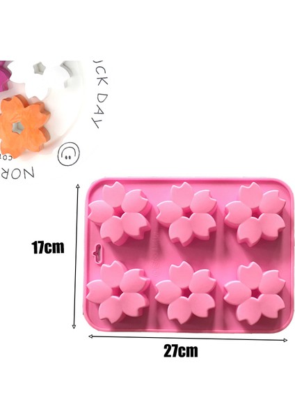 No.8 Tarzı Kek Mus Kalıp Gül Çiçek Krizantem Silikon Fırın Tepsisi Buz Küpü Tepsi Çikolata Şeker Jöle Buz Küpü Muffin El Yapımı Sabun (Yurt Dışından)