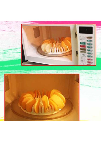 Dıy Fırın Tavası Mikrodalga Patates Yapımcısı Fırın Tepsisi Fırın Patates Çamur Basınç Makinesi Aperatifler Yapımcısı Mutfak Gadget'ı (Yurt Dışından) fırsatları