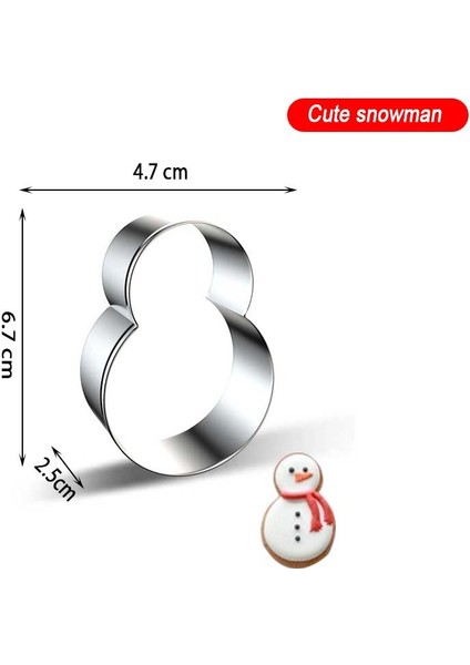 Noel-23 Tarzı Noel Baba Kafa Noel Dıy Karikatür Bisküvi Kalıp Noel Çerez Kesiciler Pişirme Kalıp Çerez Araçları Kek Dekorasyon Araçları (Yurt Dışından)