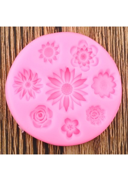 Papatya Gül Haşhaş Çiçek Silikon Kalıp Cupcake Topper Polimer Kil Reçine Kalıp Kek Dekorasyon Araçları Çikolata Şeker Kalıpları (Yurt Dışından) modelleri