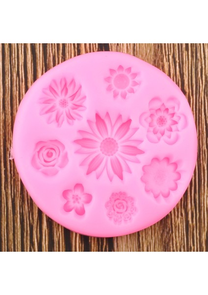 Papatya Gül Haşhaş Çiçek Silikon Kalıp Cupcake Topper Polimer Kil Reçine Kalıp Kek Dekorasyon Araçları Çikolata Şeker Kalıpları (Yurt Dışından) fırsatları