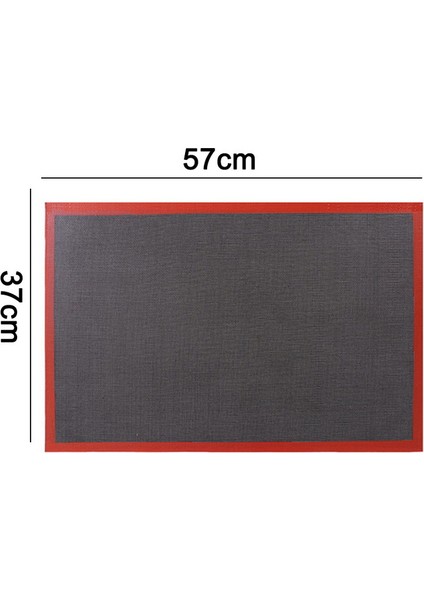 57X37CM Tarzı Yeni Yapışmaz Silikon Pişirme Paspasları Çerez Pad Yuvarlanan Hamur Mat Yüksek Sıcaklığa Dayanıklı Cam Elyaf Hamur Un Fondan Sıcak (Yurt Dışından)