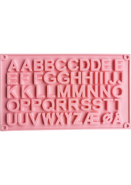 011PEMBE Tarzı 26 Harf Silikon Çikolata Pişirme Kalıp Dıy Kek Dekorasyon Şeker Jöle Fondan Kurabiye Kalıpları Mutfak Gereçleri Aksesuarları (Yurt Dışından)